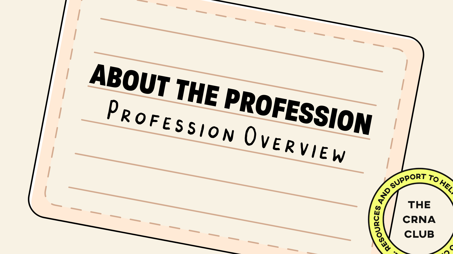 PROFESSION OVERVIEW