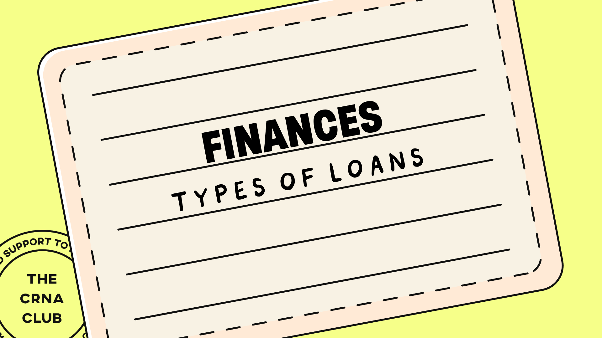 TYPES OF LOANS