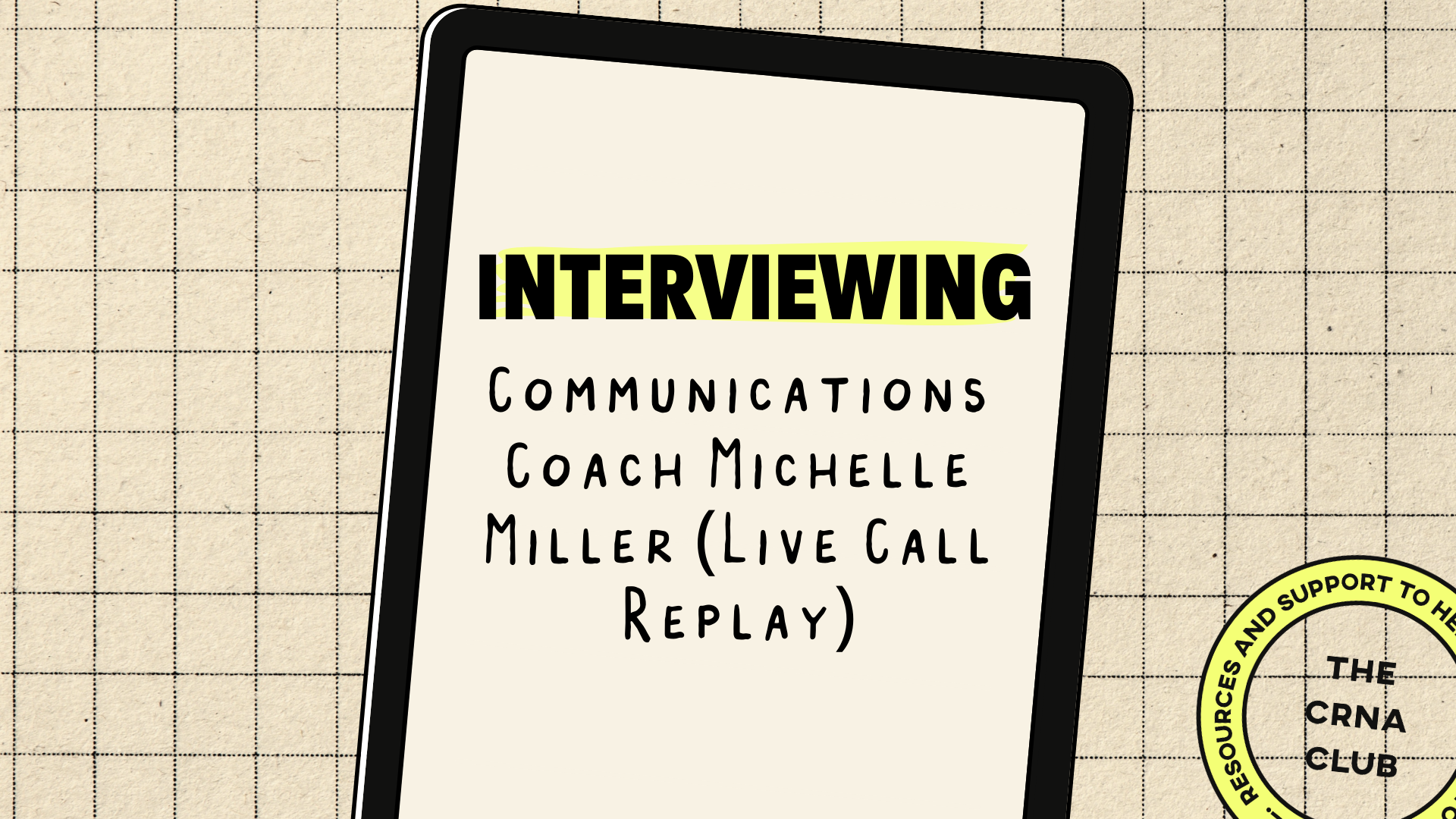 COMMUNICATIONS COACH MICHELLE MILLER (LIVE CALL REPLAY)