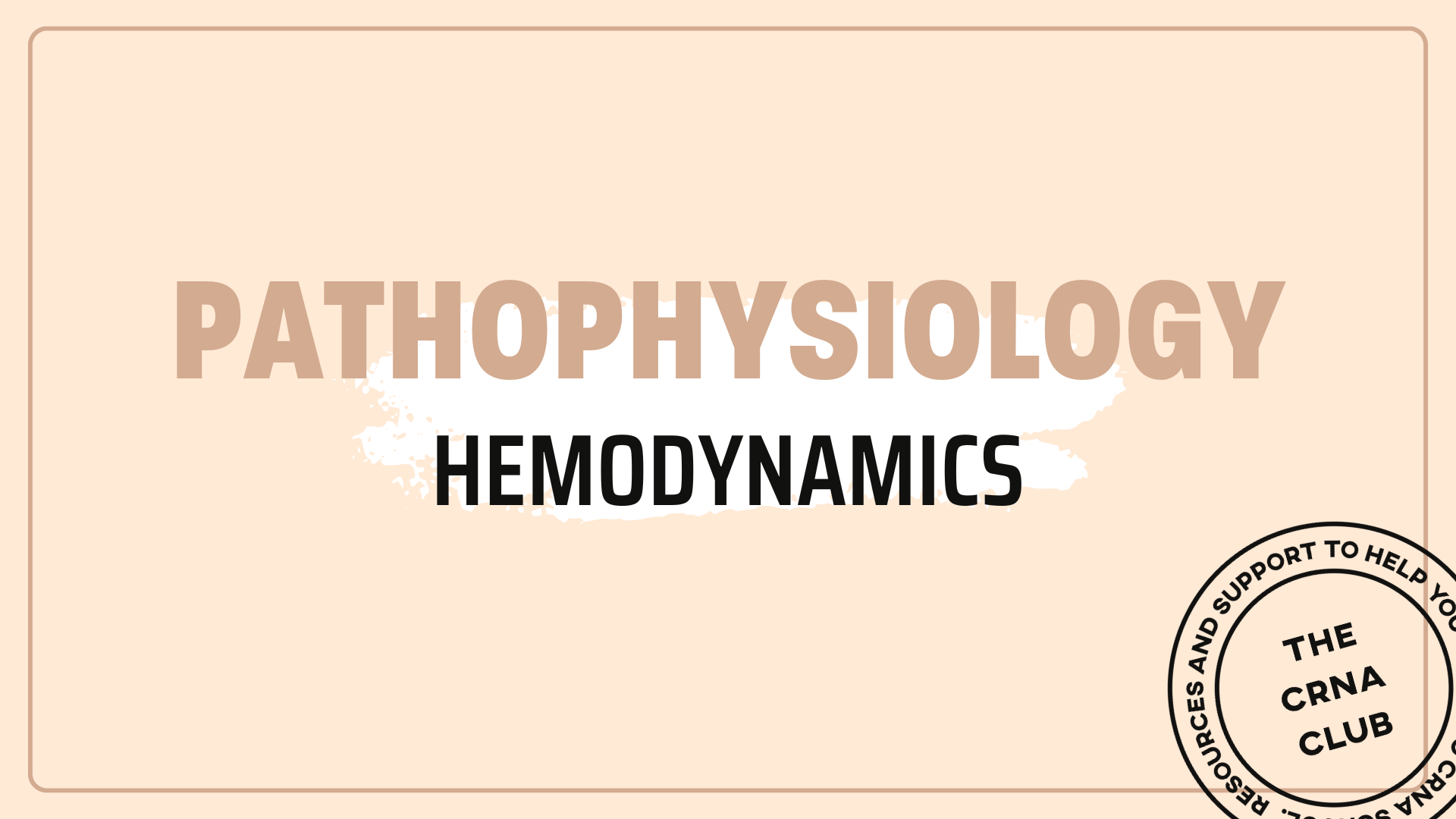 HEMODYNAMICS