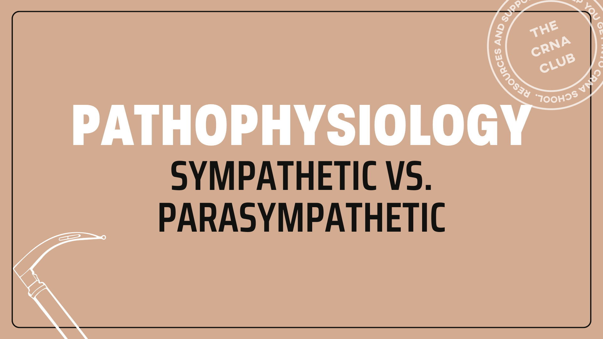 SYMPATHETIC VS. PARASYMPATHETIC