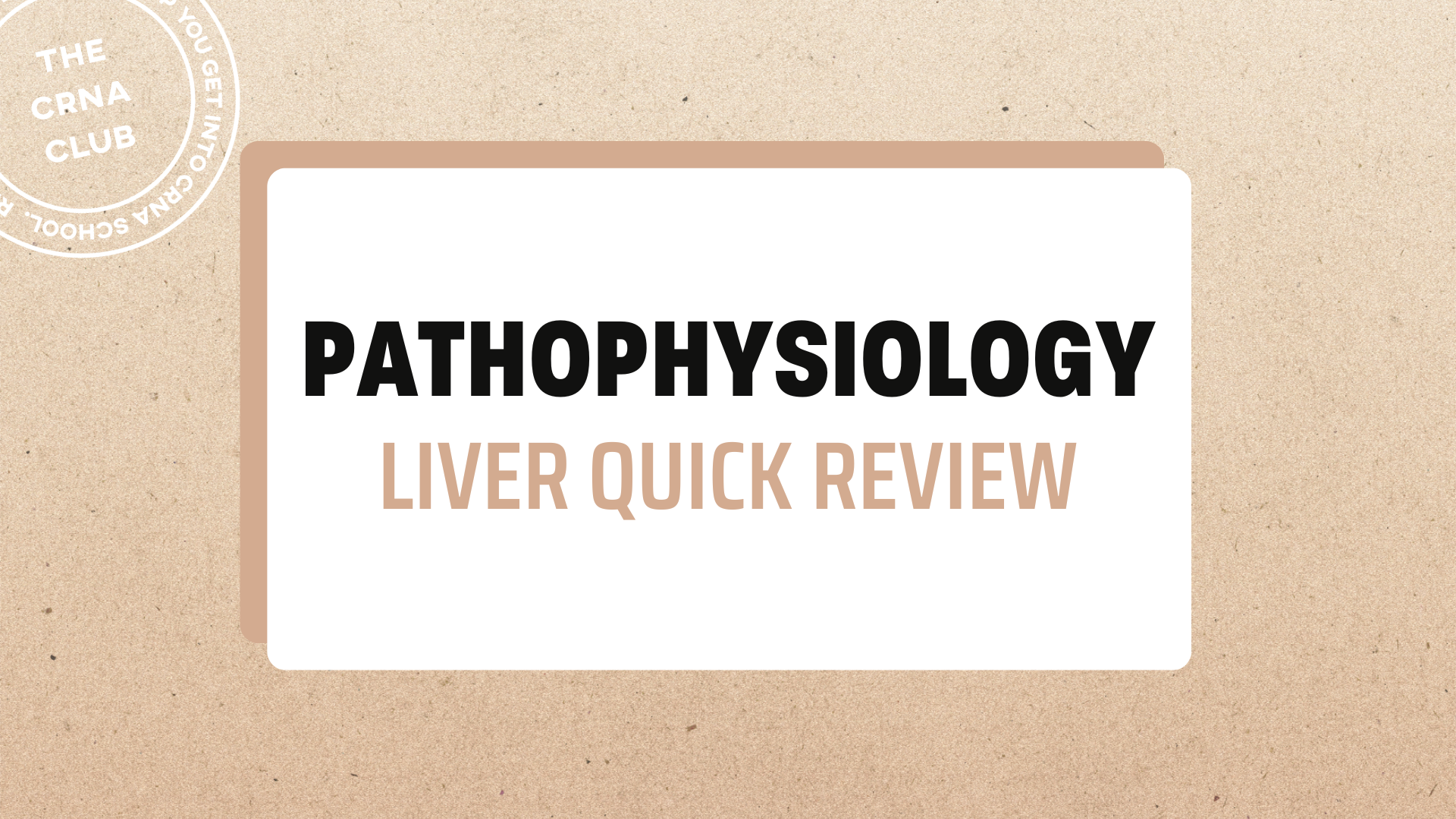 LIVER QUICK REVIEW