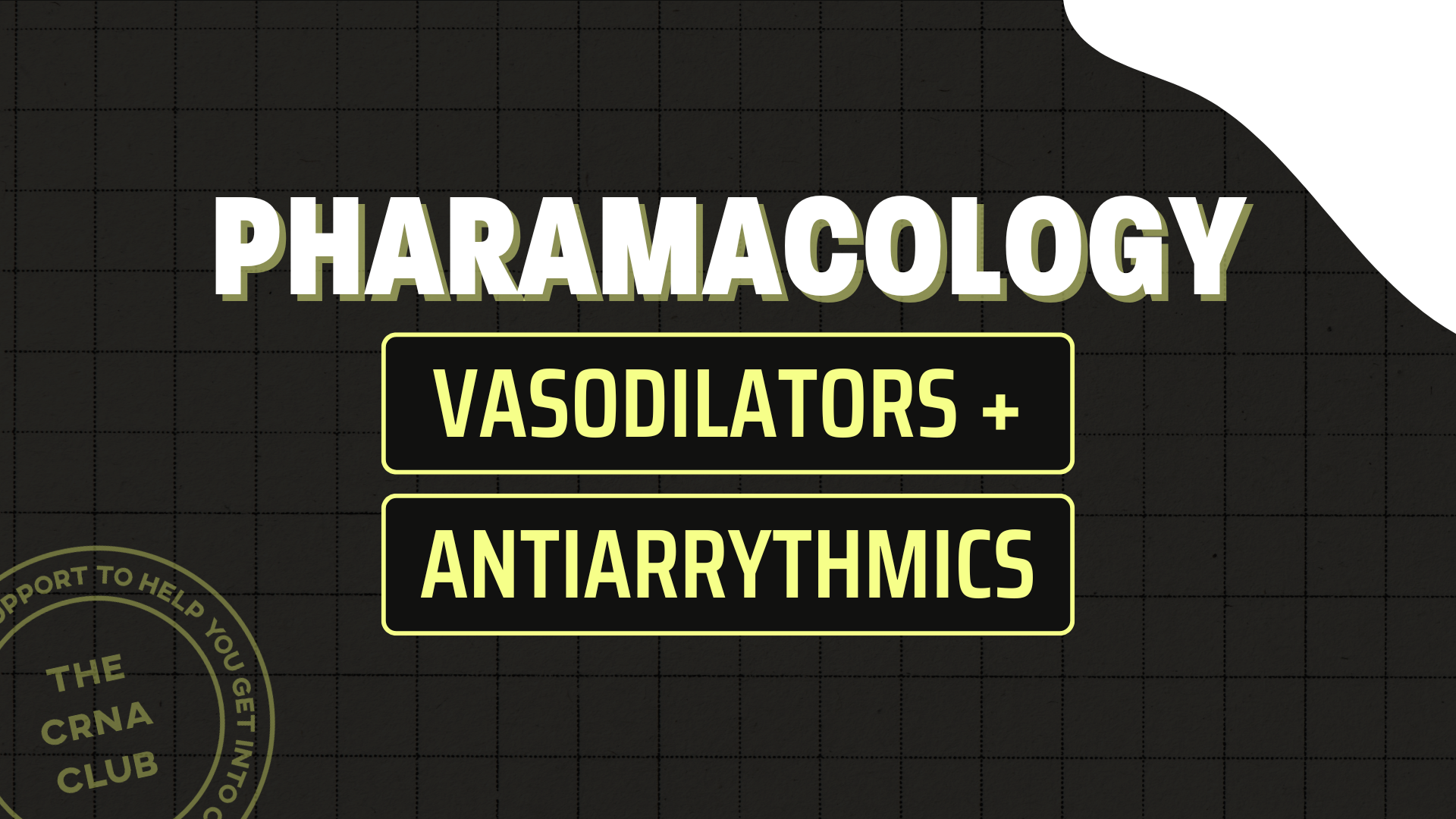 VASODILATORS + ANTIARRYTHMICS